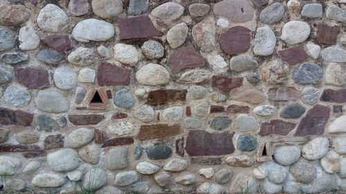 Full frame shot of stone wall