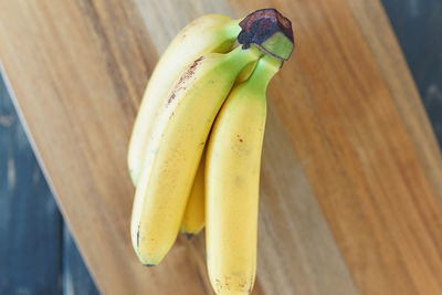 High angle view of fruit on table