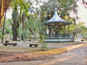 Gazebo in park