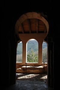 Entrance of historic building