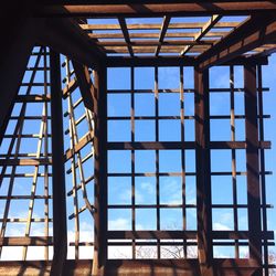 Low angle view of built structure against sky