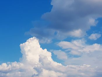 Low angle view of clouds in sky