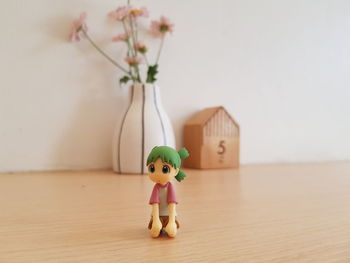 Close-up of stuffed toy on table