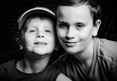 Portrait of smiling boy