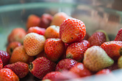 Close-up of strawberries