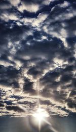 Low angle view of cloudscape