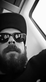 Close-up portrait of young woman