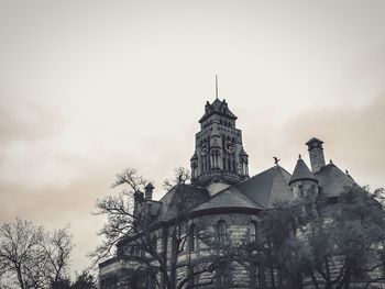 Low angle view of building against sky