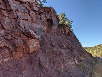 Low angle view of rock formations against sky

the great uncomformity