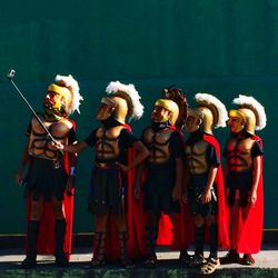 Group of people in traditional clothing