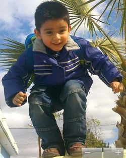 Portrait of smiling young woman