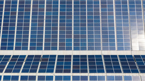 Full frame shot of modern office building