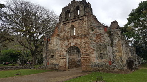 Low angle view of built structure