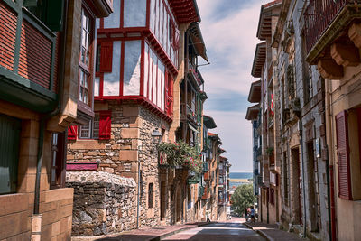 Street amidst buildings in city
