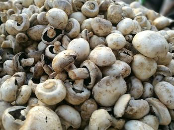 Full frame shot of onions for sale at market