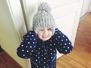 Portrait of a smiling boy