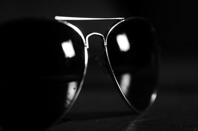 Close-up of electric lamp on table