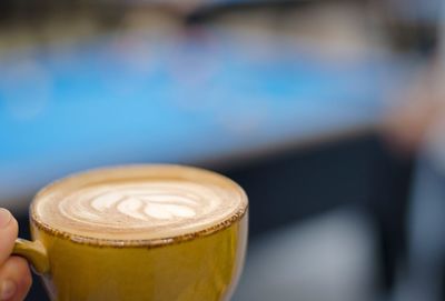 Close-up of coffee cup