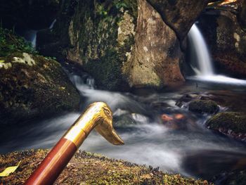 View of waterfall