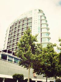 Low angle view of modern building