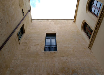 Low angle view of building against sky