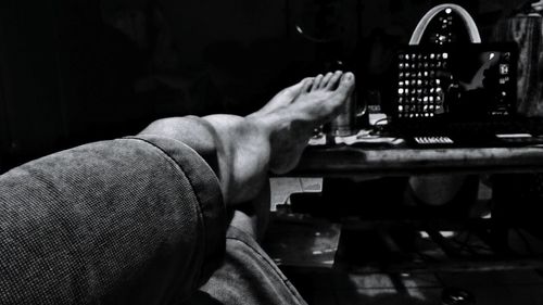 Close-up of cropped car