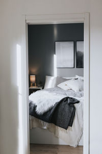 Bedroom seen through open door