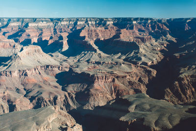 Idyllic view of landscape against sky grand canyon national park