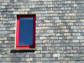 Close-up of brick wall