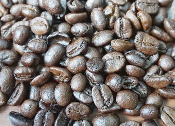 Full frame shot of coffee beans