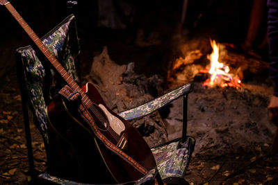 Close-up of fire