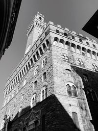 Low angle view of historical building