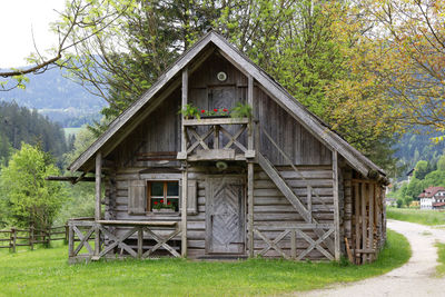 House on field