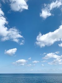 Clouds over the ocean