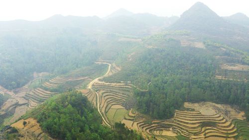 Scenic view of mountains