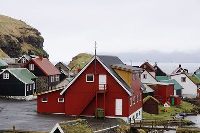 Houses in town