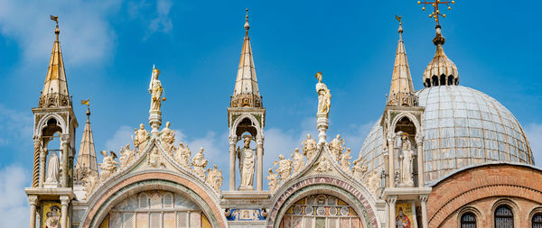 Low angle view of cathedral against sky