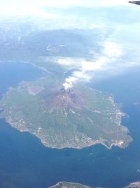 Aerial view of landscape