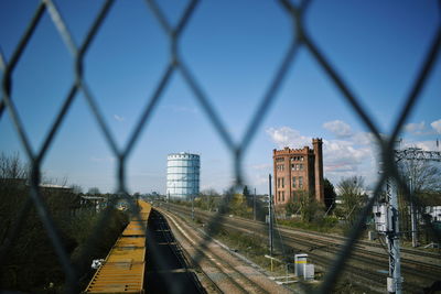 Iconic southall blue gas tower