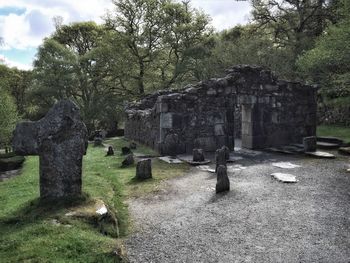 Built structure with trees in background