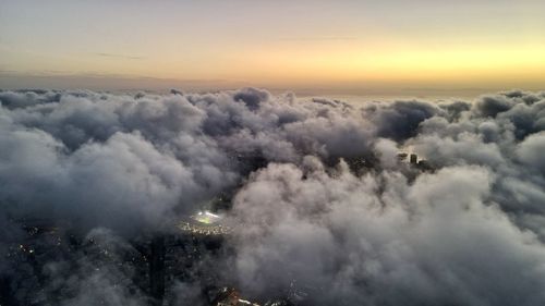 Fly over the clouds