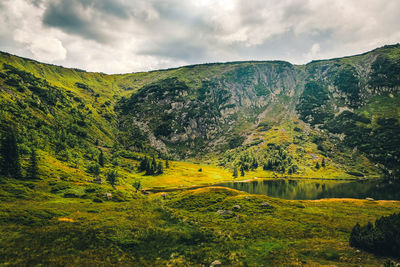 Scenic view of landscape against sky