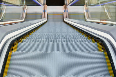 View of escalator