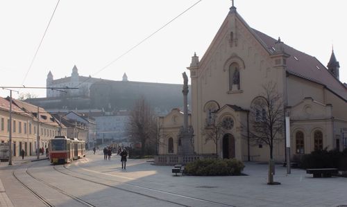 View of buildings in city