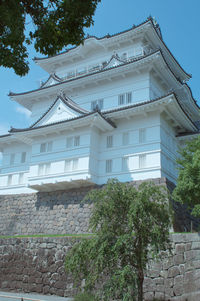 Low angle view of building against sky