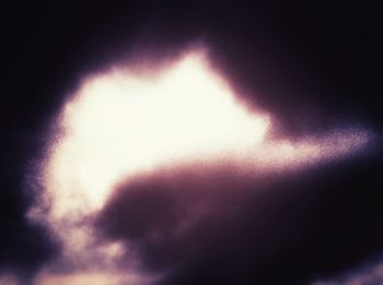Low angle view of cloudy sky