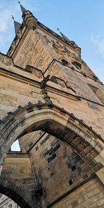 Low angle view of building against sky