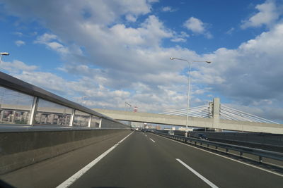 View of highway against sky