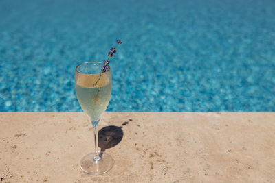 Close-up of drink on table