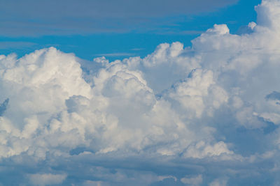 Low angle view of clouds in sky